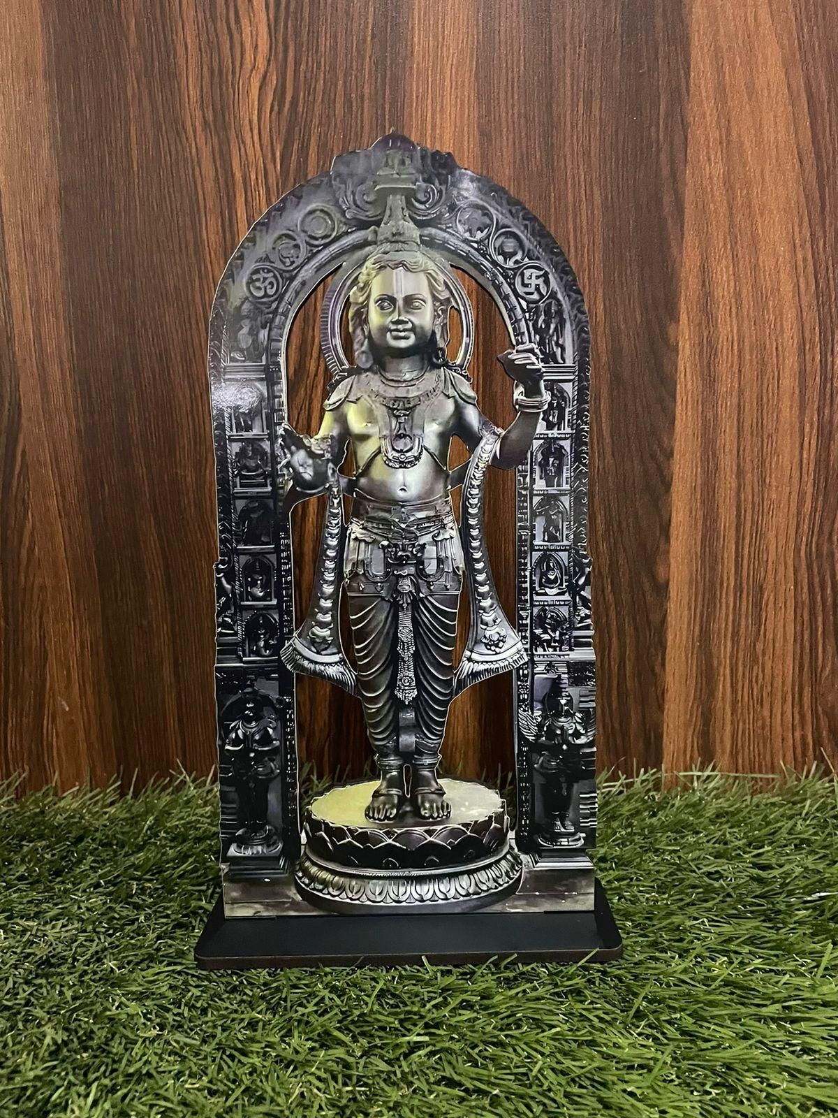 Cutout of Ram Lalla Statue in Ayodhya Mandir (2D)